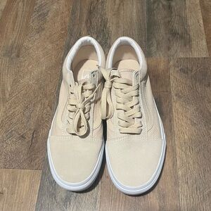 Unisex Vans Old Skool Platform Shoes In Beige(Sand Dollar) Size W8.5|M7